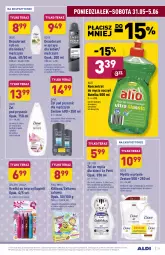 Gazetka promocyjna Aldi - Gazetka - ważna od 05.06 do 05.06.2021 - strona 21 - produkty: Mydło w płynie, Do mycia naczyń, Dezodorant, Tera, Dove, Koncentrat do mycia naczyń, Dzieci, Mydło