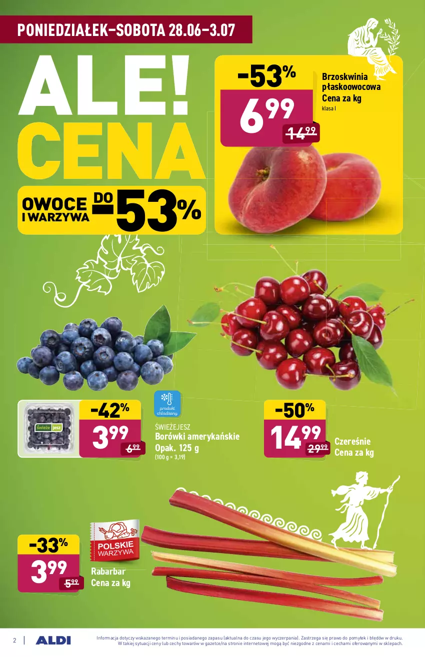 Gazetka promocyjna Aldi - ważna 28.06 do 03.07.2021 - strona 2 - produkty: Owoce, Warzywa