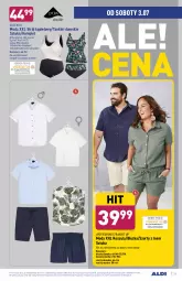 Gazetka promocyjna Aldi - Gazetka - ważna od 03.07 do 03.07.2021 - strona 31 - produkty: Szorty, Kosz, Koszula, Siatka, Wełna, Strój kąpielowy, Moda, Queentex, Fa