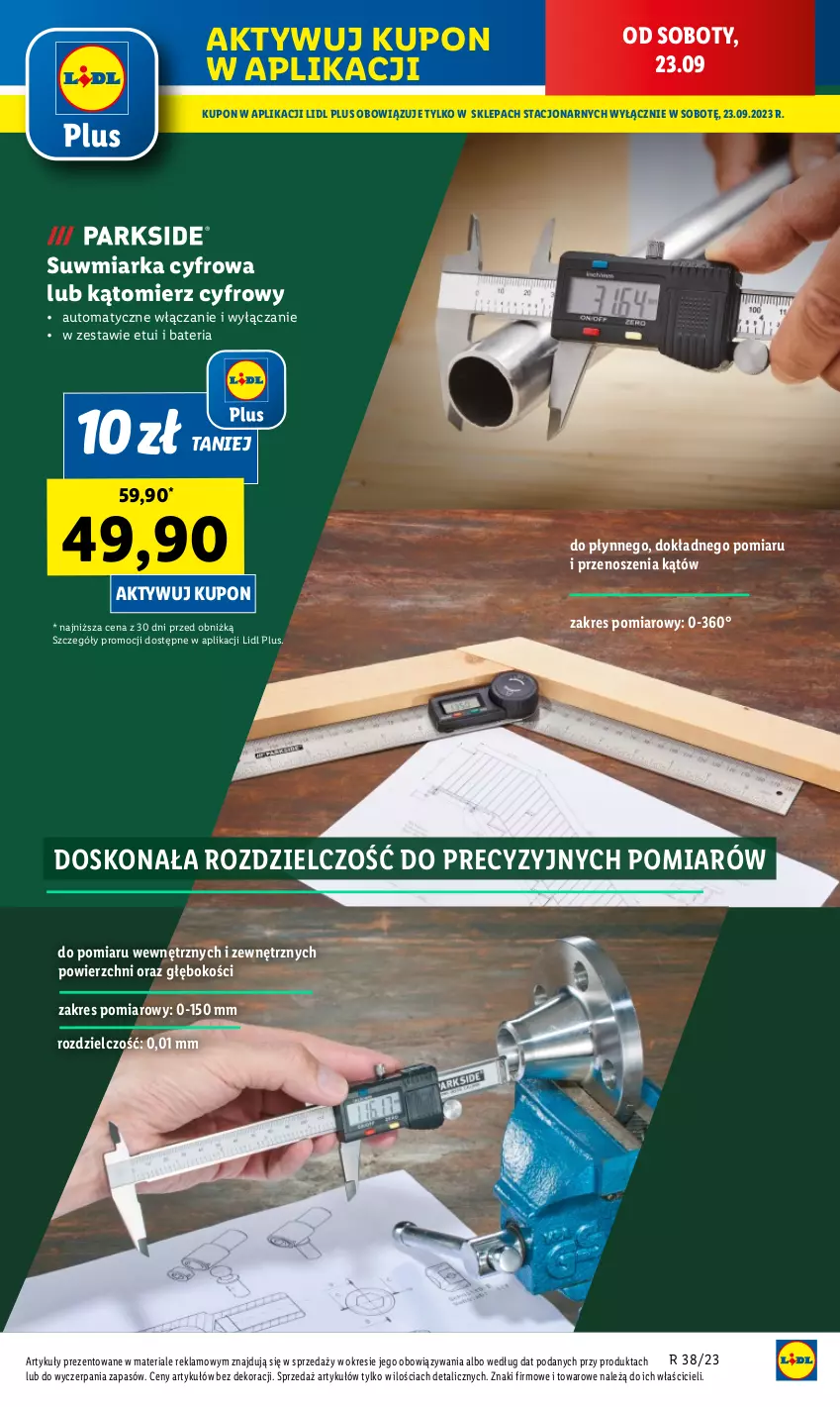 Gazetka promocyjna Lidl - GAZETKA - ważna 23.09 do 23.09.2023 - strona 7 - produkty: Bateria, Miarka