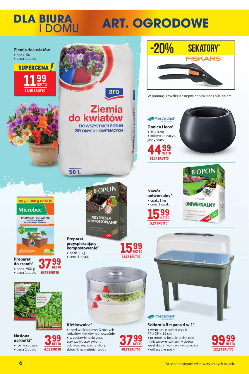 Gazetka promocyjna Makro - Oferta dla biura i domu - ważna 04.02 do 03.03.2025 - strona 6 - produkty: Kiełki, LG, Nawóz, Pokrywa, Sekator, Syfon, Szal