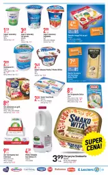 Gazetka promocyjna E Leclerc - Gazetka - ważna od 16.07 do 16.07.2022 - strona 9 - produkty: Jogurt naturalny, Ser, Smakowita, Bursztyn, Danone, Jogurt owocowy, Piątnica, Zott, Bell, Jogurt, Danonki, Gorgonzola, Serek, Margaryna, Rubin, Bakoma, Bella, Twój Smak, Ser twarogowy, Ser pleśniowy, Jogobella, Grill, Monte, Waciki, Mleko