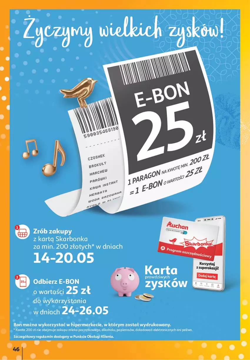 Gazetka promocyjna Auchan - 25 Urodziny #4 Hipermarkety - ważna 14.05 do 21.05.2021 - strona 46 - produkty: Papier