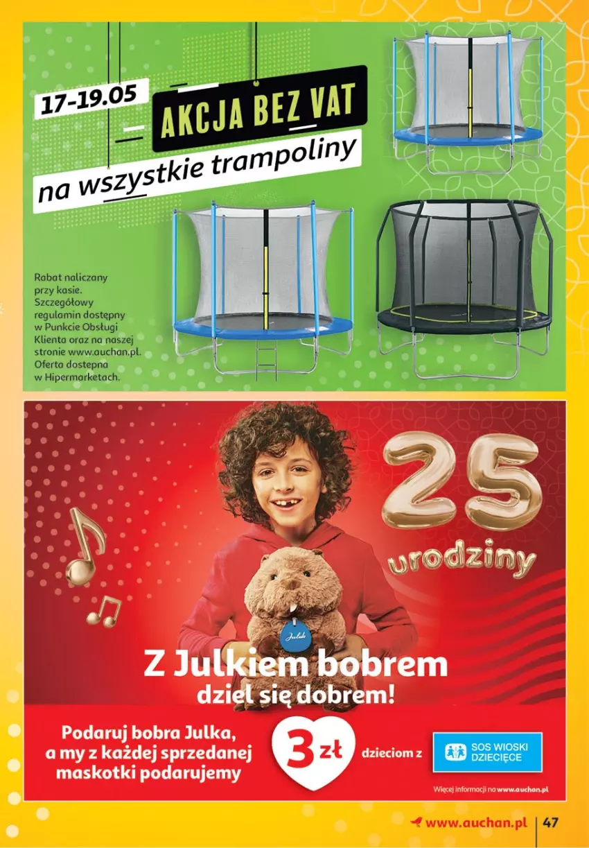 Gazetka promocyjna Auchan - 25 Urodziny #4 Hipermarkety - ważna 14.05 do 21.05.2021 - strona 47 - produkty: Fa