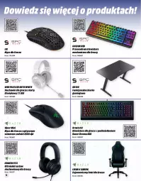 Gazetka promocyjna Media Markt - Gazetka Media Markt - Gazetka - ważna od 30.09 do 30.09.2022 - strona 10 - produkty: Gra, Słuchawki, Klawiatura, Biurko, Razer, Mysz, Fotel