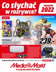 Gazetka promocyjna Media Markt - Gazetka Media Markt - Gazetka - ważna od 30.09 do 30.09.2022 - strona 16 - produkty: Piec, Nintendo Switch, Konsola, Ser, Por, Gry, Gra, Tusz, Kontroler, Roller, Pokrowiec, Lanki, Control