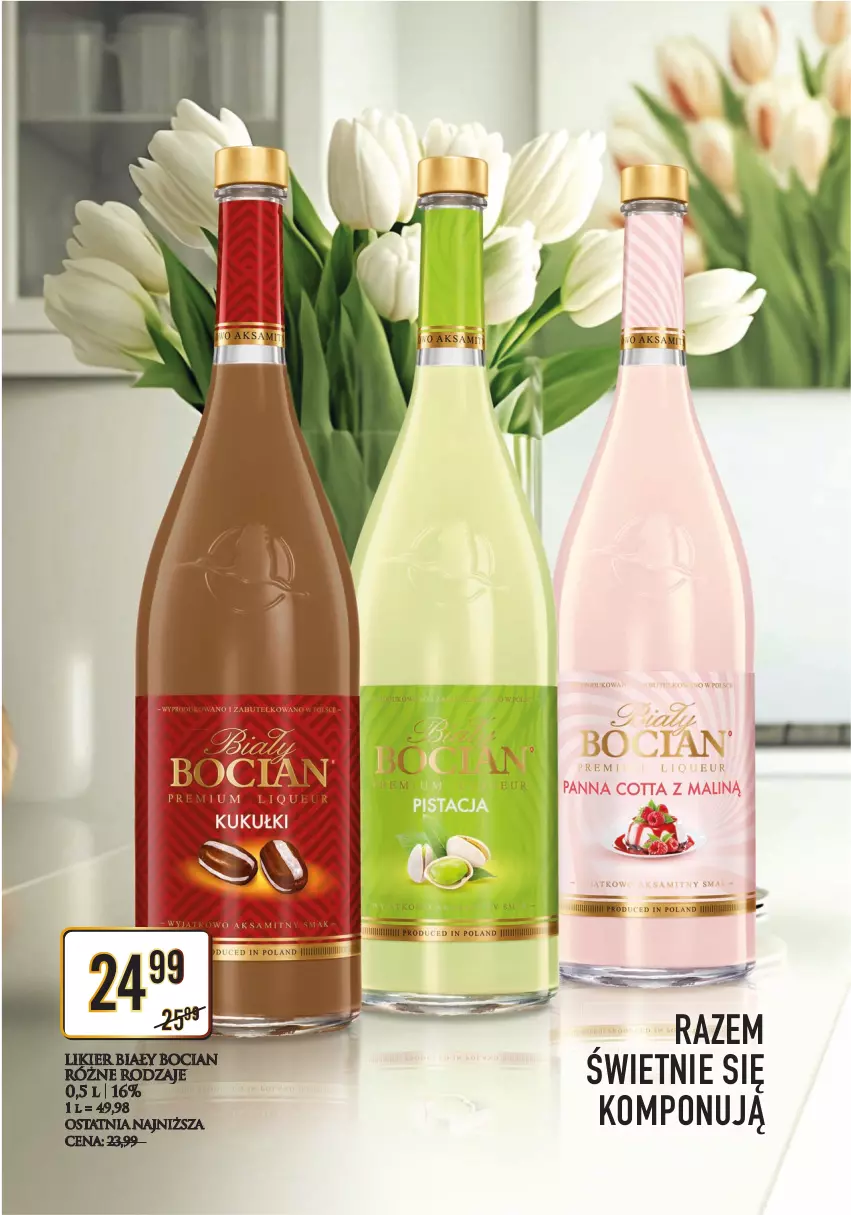 Gazetka promocyjna Dino - Katalog alkoholowy kwiecień 24-30.04.2023 - ważna 24.04 do 30.04.2023 - strona 7 - produkty: Biały Bocian, Likier