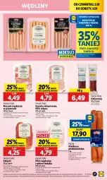 Gazetka promocyjna Lidl - GAZETKA - Gazetka - ważna od 04.01 do 04.01.2025 - strona 19 - produkty: Pur, Salami, Szynka wieprzowa, Parówki, Kiełbasa podwawelska, Wawel, Szynka, PIKOK, Boczek, Kabanos, Kiełbasa