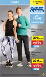 Gazetka promocyjna Lidl - GAZETKA - Gazetka - ważna od 04.01 do 04.01.2025 - strona 29 - produkty: Por, Gin, Dres, Sport, Legginsy, Spodnie, Spodnie dresowe