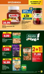 Gazetka promocyjna Lidl - GAZETKA - Gazetka - ważna od 04.01 do 04.01.2025 - strona 31 - produkty: Pistacje, Nutella, Migdały łuskane, Gra, Migdały, Dżem