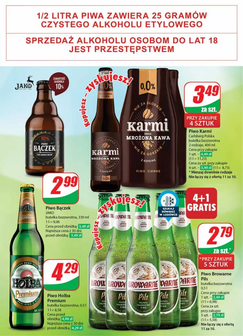 Gazetka promocyjna Dino - Gazetka 27 / 2024 - ważna 03.07 do 09.07.2024 - strona 49 - produkty: Carlsberg, Karmi, Kawa, Piwo