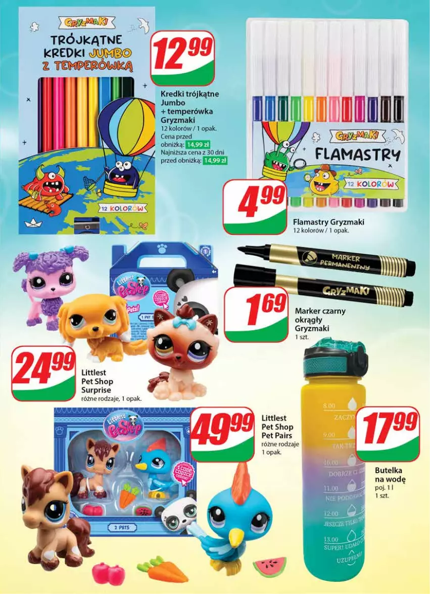 Gazetka promocyjna Dino - Gazetka 27 / 2024 - ważna 03.07 do 09.07.2024 - strona 55 - produkty: Flamastry, Gry, Littlest Pet Shop, Marker