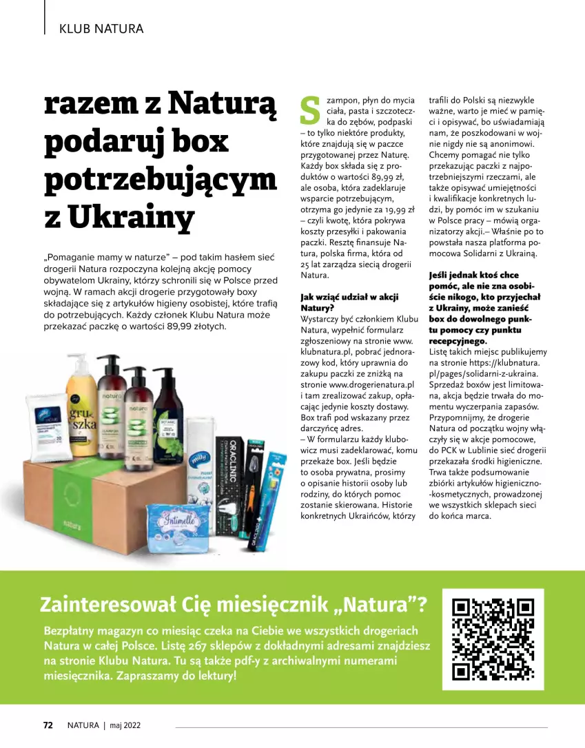 Gazetka promocyjna Drogerie Natura - Gazetka Drogerie Natura - ważna 01.05 do 30.06.2022 - strona 72 - produkty: Dres, Kosz, Kret, Mus, Olej, Płyn do mycia, Podpaski, Pokrywa, Rama