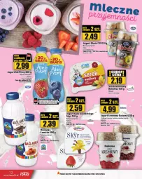 Gazetka promocyjna Topaz - Gazetka - Gazetka - ważna od 14.08 do 14.08.2024 - strona 12 - produkty: Top, Ser, Gra, Isla, Maślanka, Danone, Piątnica, Jogurt, Serek, Bakoma, Olma, Miecz, K2