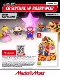 Gazetka promocyjna Media Markt - Gazetka Media Markt - Gazetka - ważna od 30.11 do 30.11.2023 - strona 1 - produkty: Nintendo Switch, Top, Ser, Gin, Gra, O nas, Tera