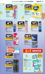 Gazetka promocyjna Netto - Artykuły spożywcze - Gazetka - ważna od 07.02 do 07.02.2024 - strona 13 - produkty: Balsam po goleniu, Gra, Pampers, Pieluchy, Dezodorant, Szczoteczka do zębów, Pasta do zębów, Schwarzkopf, Pianka do golenia, Taft, Szynka, Bebiko, Gillette, Lakier do włosów, Maszynka, Maszynka do golenia, Elmex, Szczoteczka, Lakier, Mleko, Fa