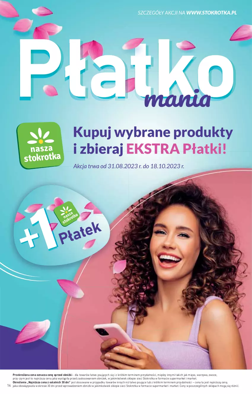 Gazetka promocyjna Stokrotka - Market - ważna 14.09 do 20.09.2023 - strona 15 - produkty: Mięso, Owoce, Warzywa