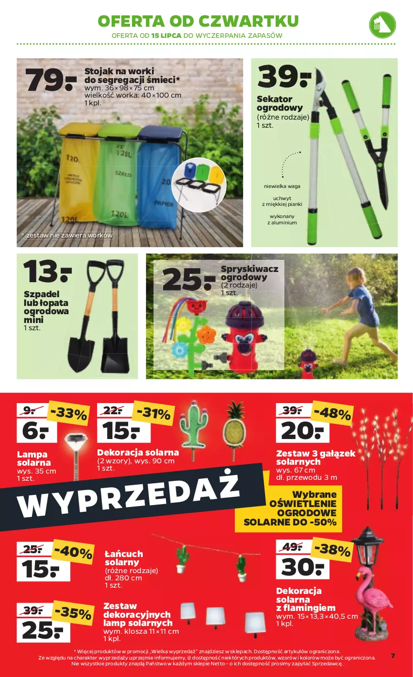 Gazetka promocyjna Netto - Gazetka non food - ważna 12.07 do 17.07.2021 - strona 7 - produkty: Gra, Lampa, Orka, Sekator, Stojak, Waga