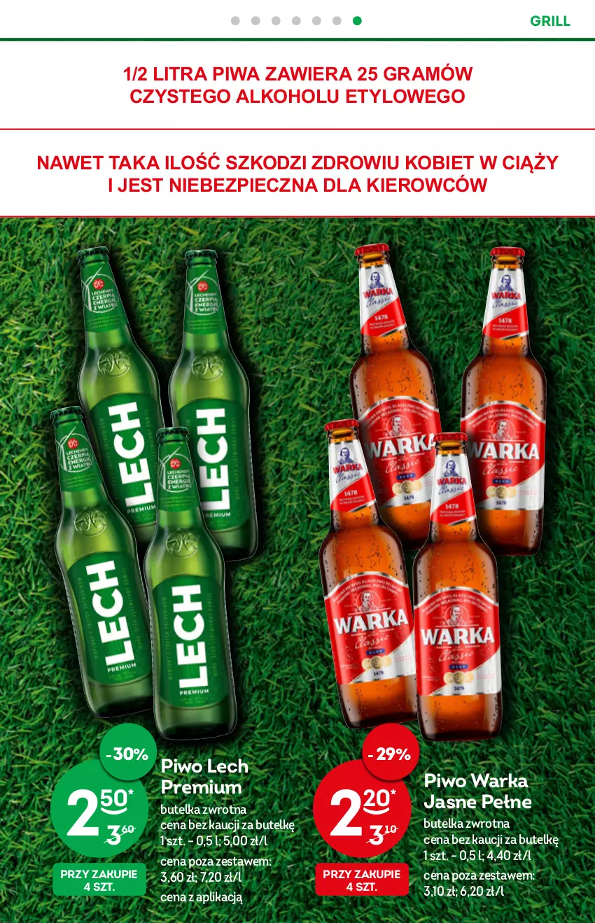 Gazetka promocyjna Żabka - ważna 08.06 do 14.06.2022 - strona 14 - produkty: Gra, Grill, Lech Premium, Piec, Piwa, Piwo, Warka