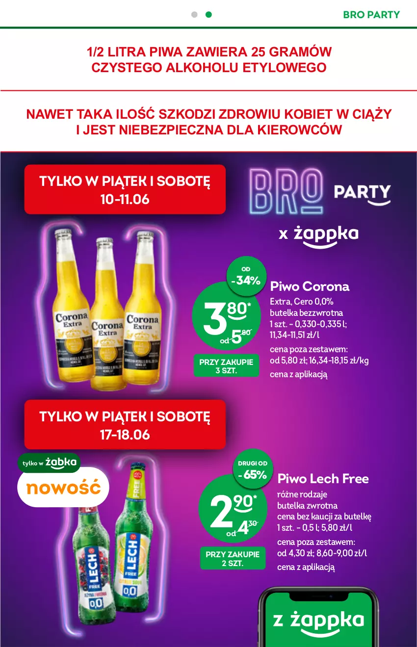 Gazetka promocyjna Żabka - ważna 08.06 do 14.06.2022 - strona 23 - produkty: Corona Extra, Gra, Piec, Piwa, Piwo