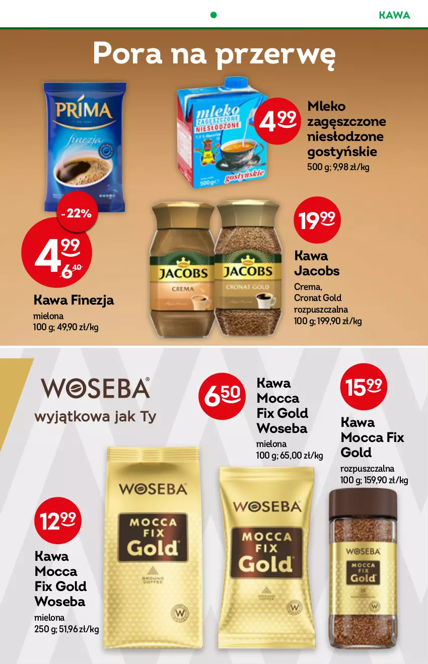 Gazetka promocyjna Żabka - ważna 08.06 do 14.06.2022 - strona 48 - produkty: Jacobs, Kawa, Mleko, Mocca Fix Gold, Por, Woseba