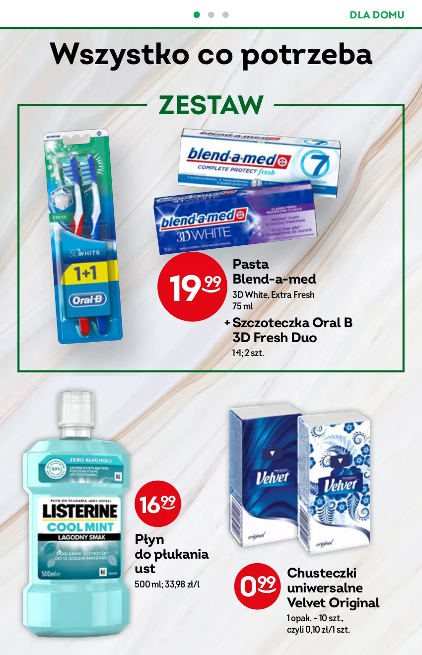 Gazetka promocyjna Żabka - ważna 08.06 do 14.06.2022 - strona 51 - produkty: Blend-a-Med, Chusteczki, Gin, Oral B, Płyn do płukania, Szczoteczka, Velvet