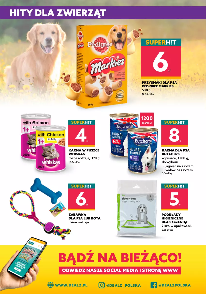 Gazetka promocyjna Dealz - Gazetka na otwarcie - Lublin - ważna 30.09 do 14.10.2021 - strona 8 - produkty: Gra, Pedigree, Podkład, Przysmaki, Ryż, Whiskas, Wołowina, Zabawka