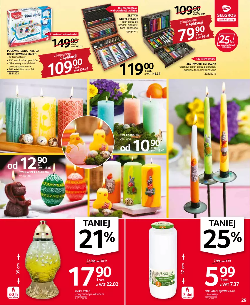 Gazetka promocyjna Selgros - Oferta przemysłowa - ważna 07.04 do 16.04.2022 - strona 29 - produkty: Fa, LANA, Olej, Rust, Wkład olejowy, Znicz