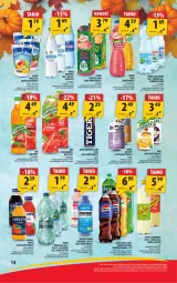 Gazetka promocyjna Arhelan - Gazetka - Gazetka - ważna od 10.11 do 10.11.2024 - strona 14 - produkty: Mus, Gin, AEG, 7up, Napój energetyczny, Mirinda, Tera, Dada, Tiger, Tymbark, Oshee, Woda, Napój, Hortex, Fa