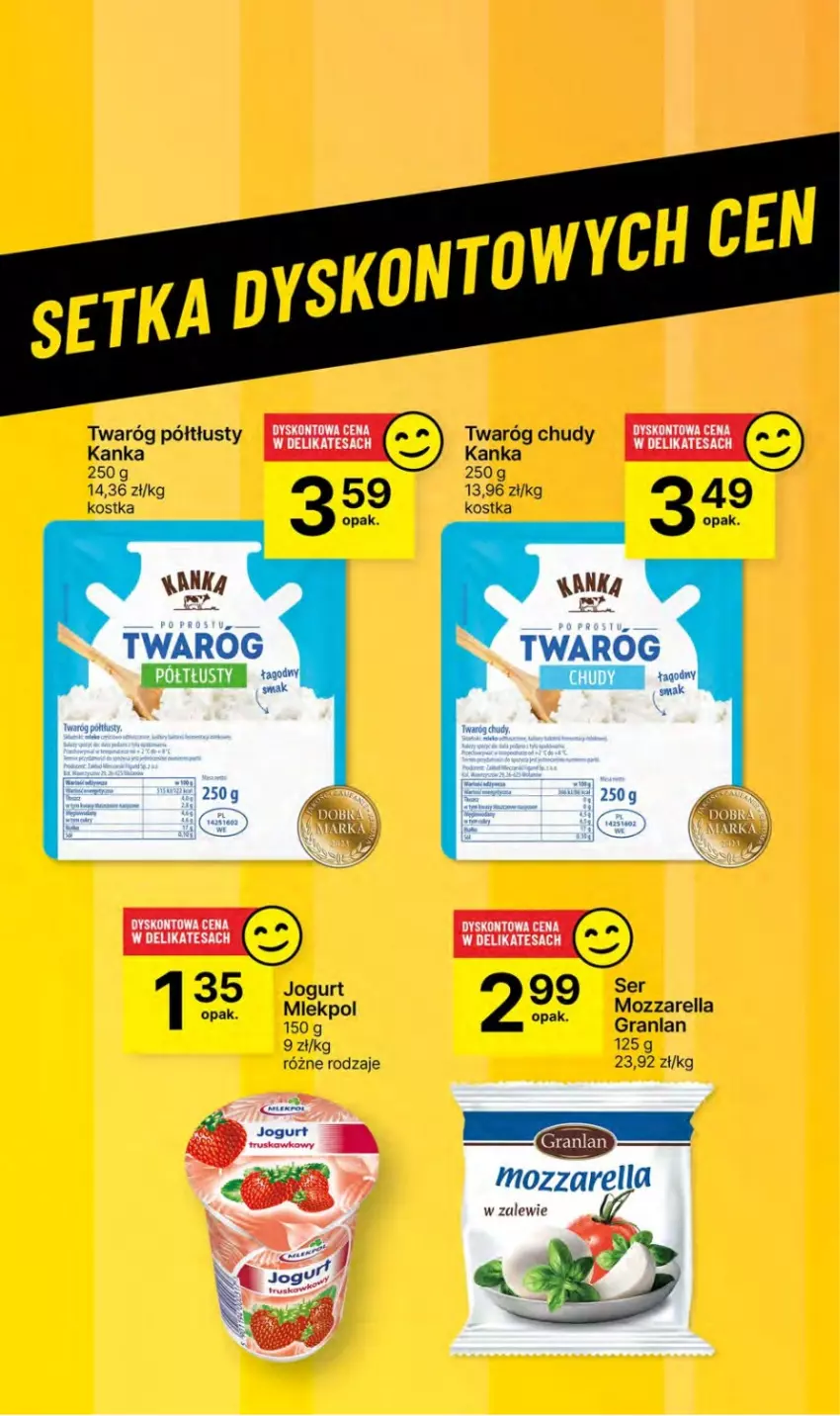 Gazetka promocyjna Delikatesy Centrum - NOWA GAZETKA Delikatesy Centrum od 14 marca! 14-20.03.2024 - ważna 14.03 do 20.03.2024 - strona 56 - produkty: Gra, Jogurt, Mozzarella, Ser, Twaróg, Twaróg chudy, Twaróg półtłusty