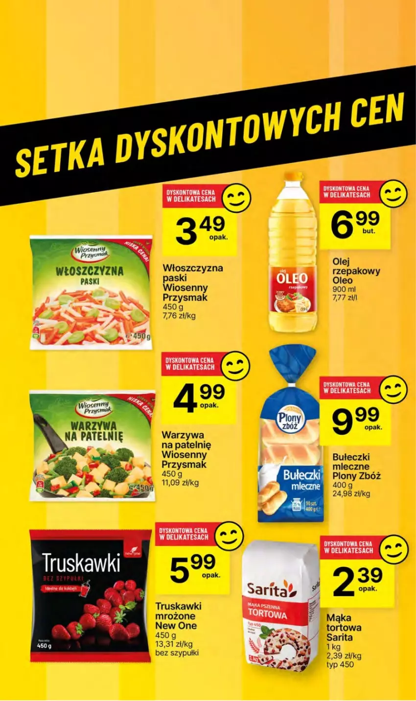 Gazetka promocyjna Delikatesy Centrum - NOWA GAZETKA Delikatesy Centrum od 14 marca! 14-20.03.2024 - ważna 14.03 do 20.03.2024 - strona 58 - produkty: Bułeczki, Mąka, Oleo, Truskawki, Warzywa