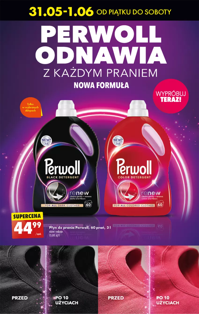 Gazetka promocyjna Biedronka - Od czwartku - ważna 06.06 do 12.06.2024 - strona 56 - produkty: Fa, Lack, LG, Perwoll, Płyn do prania, Tera