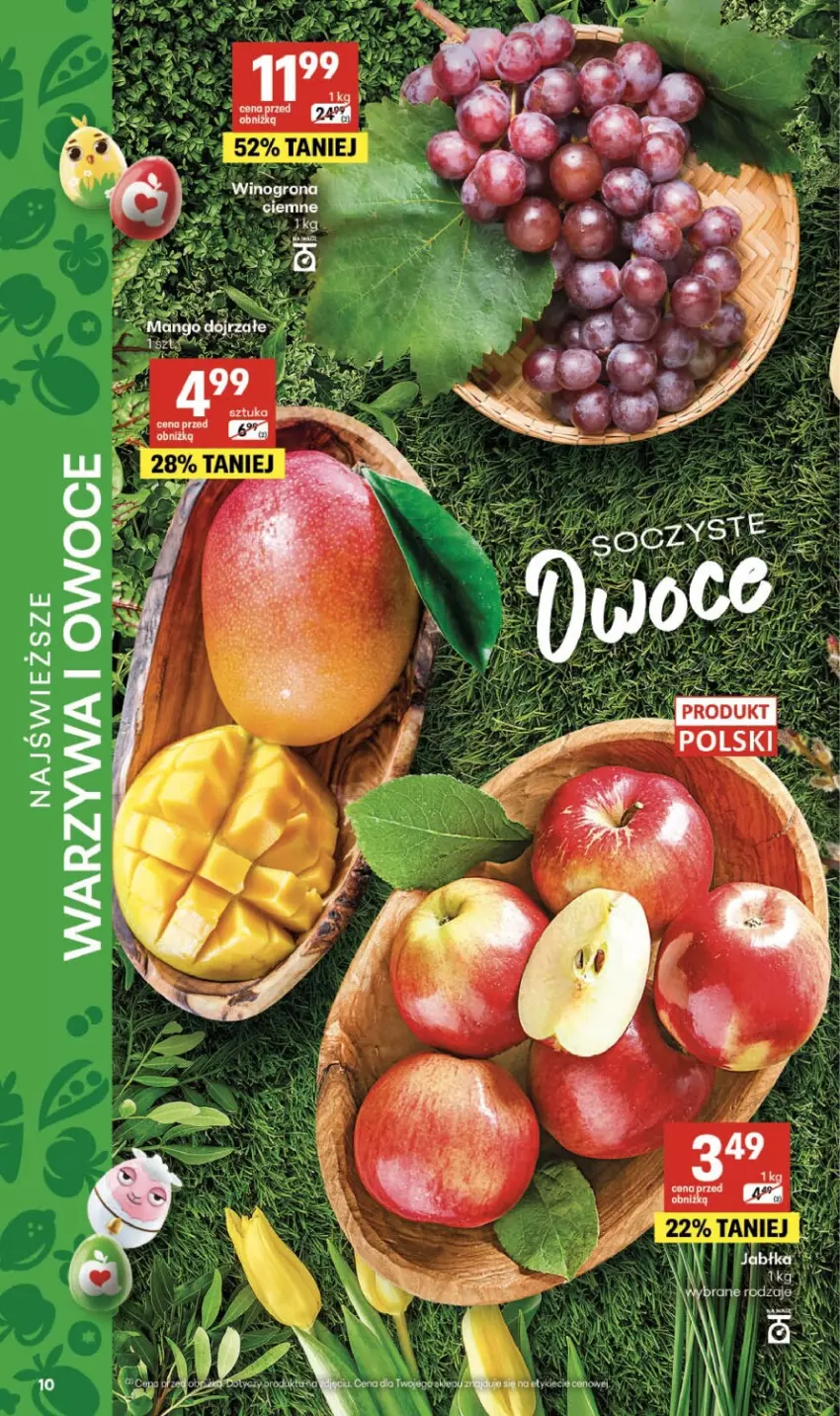Gazetka promocyjna Delikatesy Centrum - Franczyza DC13 Czwartek - ważna 26.03 do 01.04.2026 - strona 10 - produkty: Owoce, Warzywa, Warzywa i owoce, Wino, Winogrona