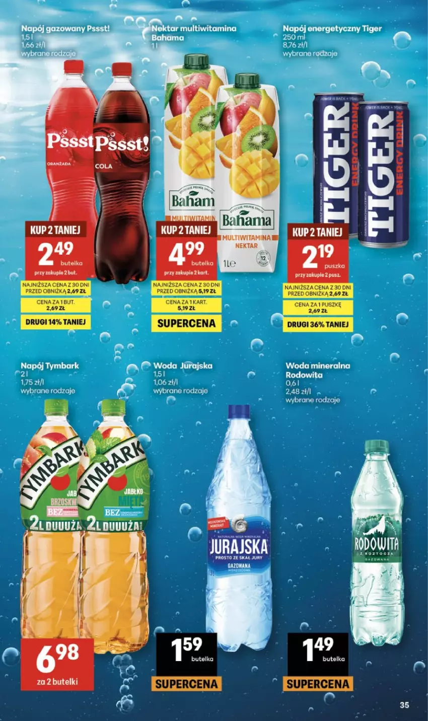 Gazetka promocyjna Delikatesy Centrum - Franczyza DC13 Czwartek - ważna 26.03 do 01.04.2026 - strona 35 - produkty: Napój, Napój energetyczny, Napój gazowany, Tiger
