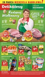 Gazetka promocyjna Delikatesy Centrum - Franczyza DC13 Czwartek - Gazetka - ważna od 01.04 do 01.04.2026 - strona 1 - produkty: Majonez, Rum, 7up, Rama, Winiary, Mirinda, Pomarańcze, Tran, Palma, Dron, Pepsi, Kiełbasa biała, Napój, Kiełbasa