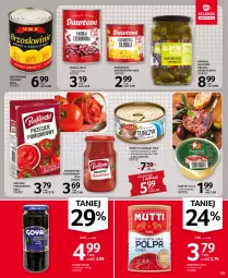 Gazetka promocyjna Selgros - Oferta spożywcza - Gazetka - ważna od 16.11 do 16.11.2022 - strona 13 - produkty: Koncentrat pomidorowy, Sos, Ser, Oliwki, Papryka, Kukurydza konserwowa, Pasztet, Kawa, Fasola, Brzoskwinie, Tuńczyk, Papryka jalapeño, Olej, Pomidory, Kukurydza, Fa