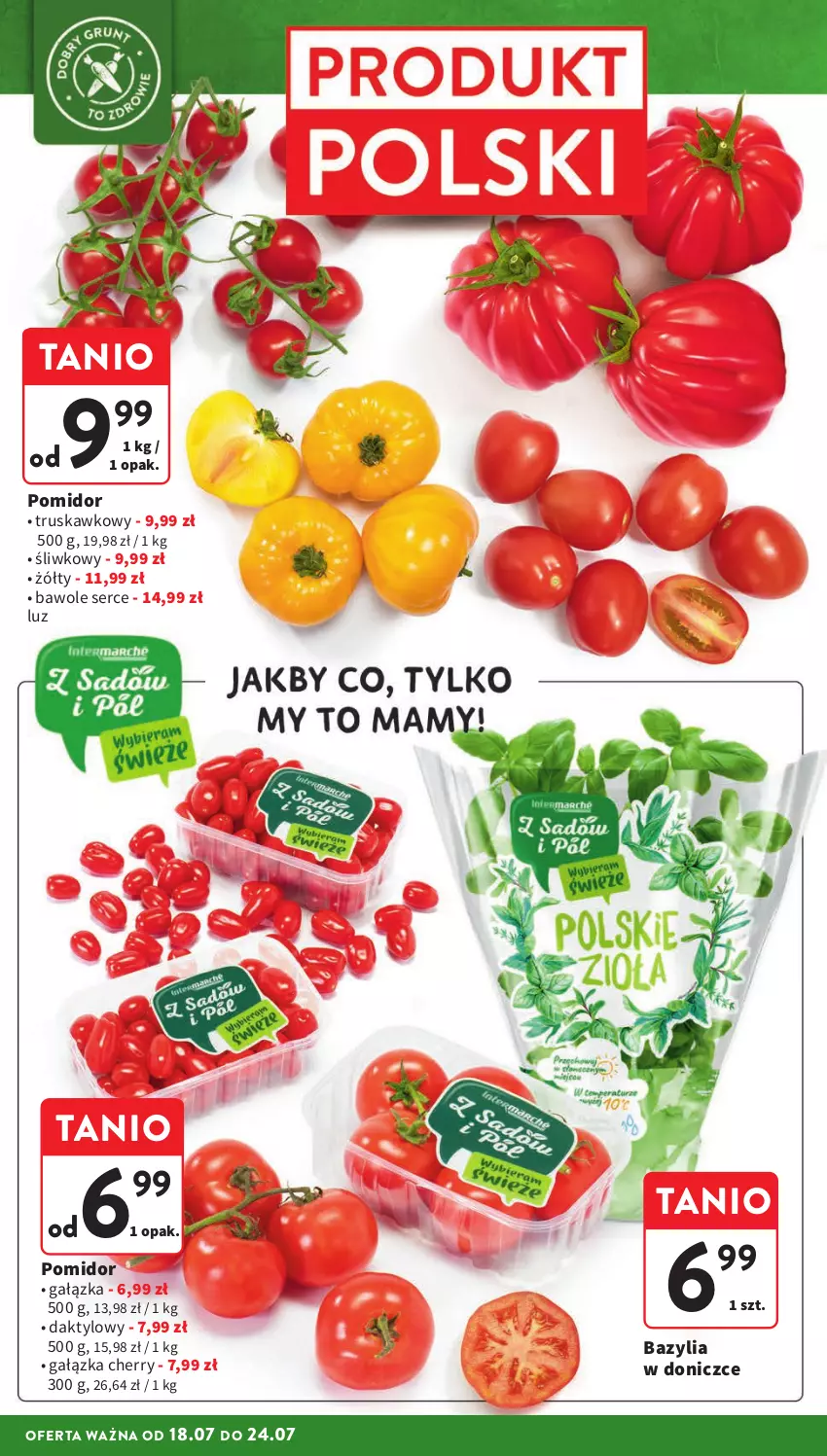 Gazetka promocyjna Intermarche - Gazetka Intermarche - ważna 18.07 do 24.07.2024 - strona 10 - produkty: Bazyl, Bazylia, Ser