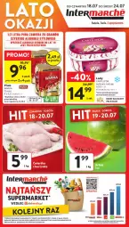 Gazetka promocyjna Intermarche - Gazetka Intermarche - Gazetka - ważna od 24.07 do 24.07.2024 - strona 1 - produkty: Piwo, Kurczak, Carte d'Or, Warka, Lody, Arbuz