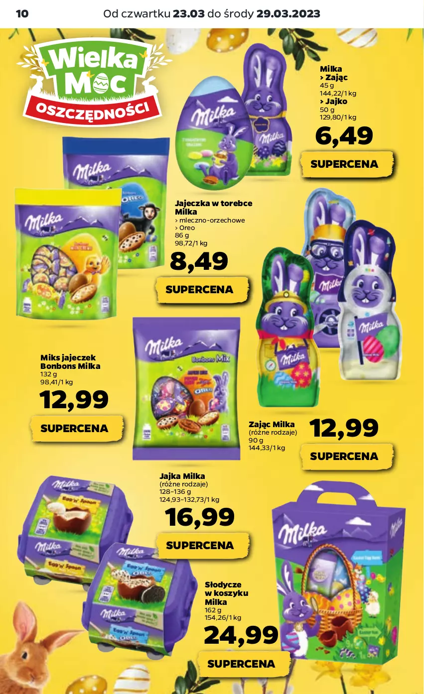 Gazetka promocyjna Netto - Artykuły spożywcze - ważna 23.03 do 29.03.2023 - strona 10 - produkty: Kosz, Milka, Oreo