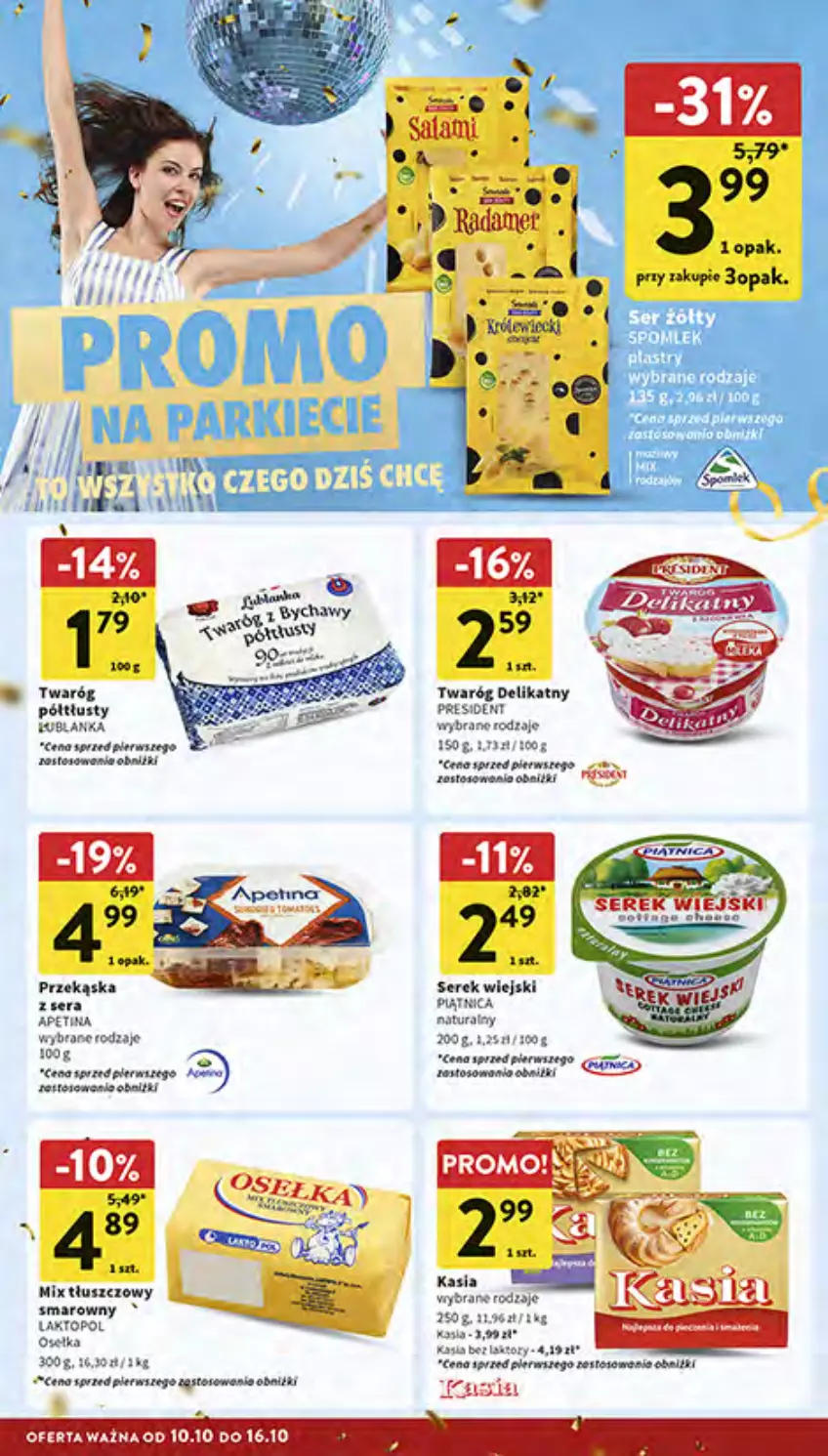 Gazetka promocyjna Intermarche - Gazetka Intermarche - ważna 10.10 do 16.10.2024 - strona 22 - produkty: Kasia, Top, Twaróg, Twaróg delikatny