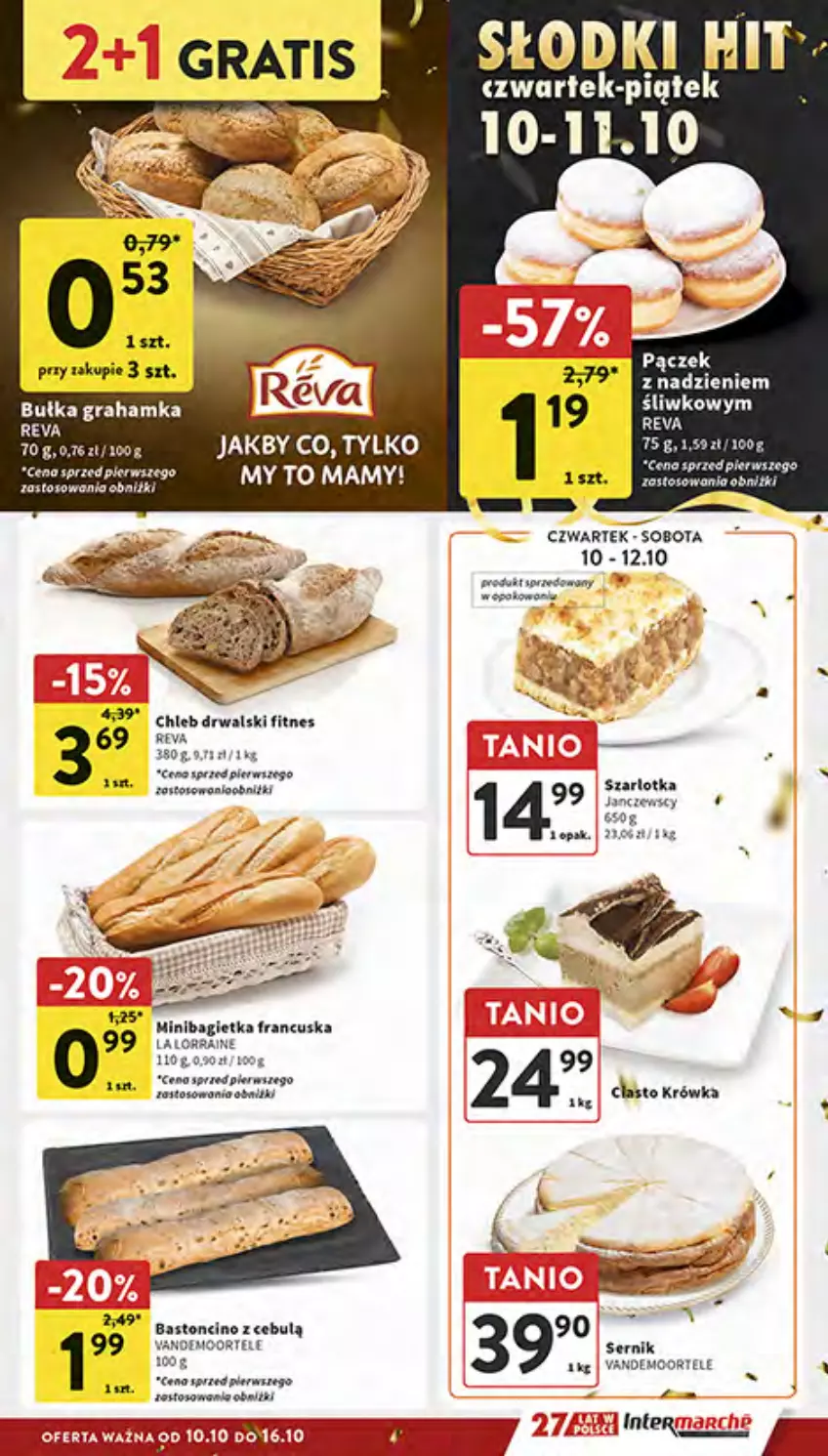 Gazetka promocyjna Intermarche - Gazetka Intermarche - ważna 10.10 do 16.10.2024 - strona 25 - produkty: Bagietka, Bułka, Bułka grahamka, Chleb, Gra, Ser