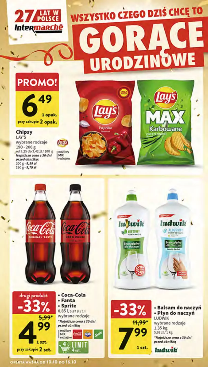 Gazetka promocyjna Intermarche - Gazetka Intermarche - ważna 10.10 do 16.10.2024 - strona 6 - produkty: Coca-Cola, Fa, Fanta, Ludwik, Sprite