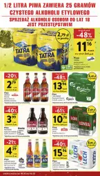 Gazetka promocyjna Intermarche - Gazetka Intermarche - Gazetka - ważna od 16.10 do 16.10.2024 - strona 32 - produkty: Piwo, Por, Warka, Tatra, Carlsberg, Captain Jack