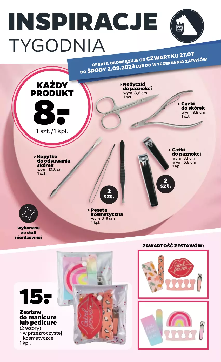 Gazetka promocyjna Netto - Akcesoria i dodatki - ważna 27.07 do 02.08.2023 - strona 2 - produkty: Cążki, Cążki do skórek, Noż, Nożyczki, Pęseta