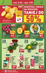 Gazetka promocyjna Aldi - Pełna oferta - Gazetka - ważna od 07.03 do 07.03.2026 - strona 30 - produkty: Warzywa, Por, Hibiskus, Warzywa i owoce, Kiwi, Ziemniaki, Bukiet, Owoce, Alcon, Jabłka