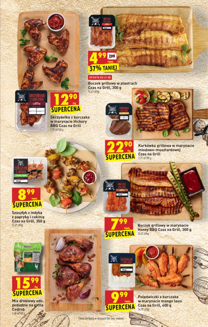 Gazetka promocyjna Biedronka - W tym tygodniu - ważna 19.08 do 25.08.2021 - strona 17 - produkty: Boczek, Grill, Kurczak, Mango, Mus, Polędwiczki z kurczaka, Skrzydełka z kurczaka