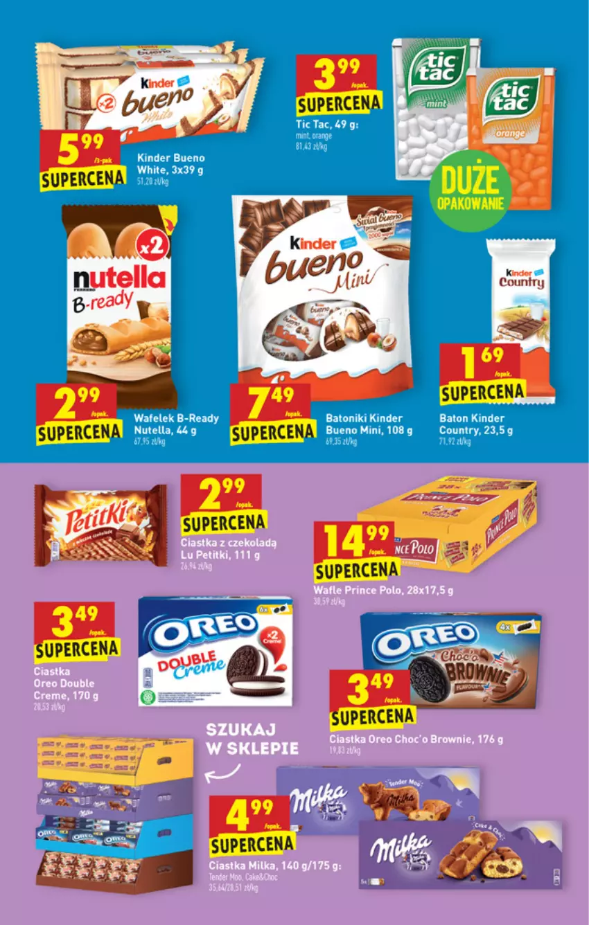 Gazetka promocyjna Biedronka - W tym tygodniu - ważna 19.08 do 25.08.2021 - strona 39 - produkty: Baton, Ciastka, Fa, Kinder, Kinder Bueno, Milka, Nutella, Tonik, Wafelek