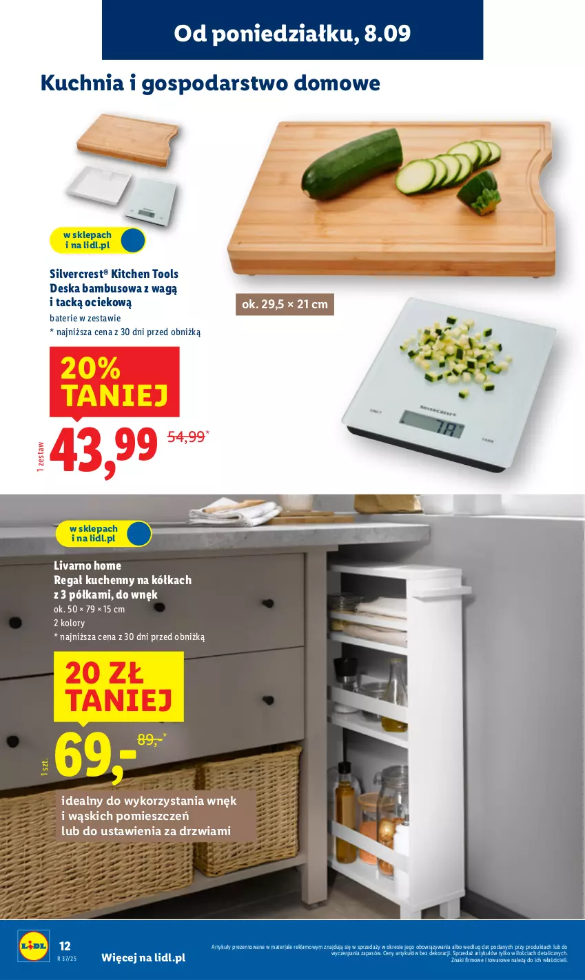 Gazetka promocyjna Lidl - GAZETKA - ważna 08.09 do 13.09.2025 - strona 14 - produkty: Drzwi, Ivar, Kuchnia, Półka, Regał, Silvercrest
