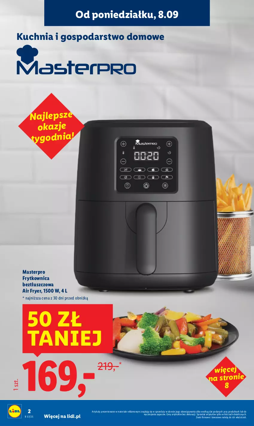 Gazetka promocyjna Lidl - GAZETKA - ważna 08.09 do 13.09.2025 - strona 2 - produkty: Kuchnia