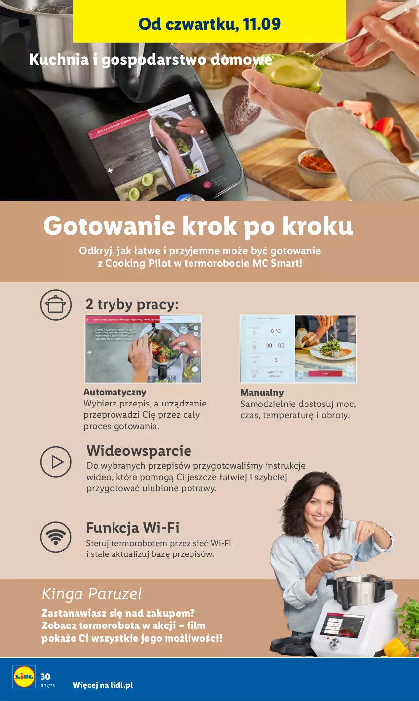 Gazetka promocyjna Lidl - GAZETKA - ważna 08.09 do 13.09.2025 - strona 32 - produkty: Kuchnia, Robot
